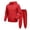 25# Red, variant on Mens Sweatsuit 2 Piece Hoodie Tracksuit Jogger Set Soft Fleece Lining Outfits, Kangaroo Pocket Sweatshirt, Drawstring Waist Sweatpants, Fall Winter Matching Sets Red M