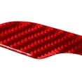 thumbnail image 4 of SPRING 4Pcs Carbon Fiber Car Door Handle Decor Panel Trim For Tesla For Model 3 /Y ABS Plastic Auto Accessories Tools Red, 4 of 9