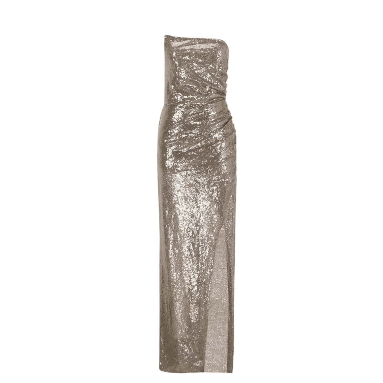 chinese dress ladies Windsor Bethanie Formal Sequin V-Neck Mermaid Dress in Light Blue | Size: S