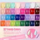 thumbnail image 4 of Kit de esmaltes de uñas en gel MEFA, 32 colores con luz UV, juego de 54 piezas, 4 of 8