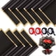 thumbnail image 2 of 100 Sheets Black Flower Wrapping Paper Gold Edge Bouquet Accessories,23 Inch Florist Floral Bouquet Supplies, 2 of 5