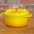 thumbnail image 6 of Heiss® Energy-Efficient Cast Aluminum Dutch Oven, 3.5 Quart, Oval, Yellow, 6 of 7