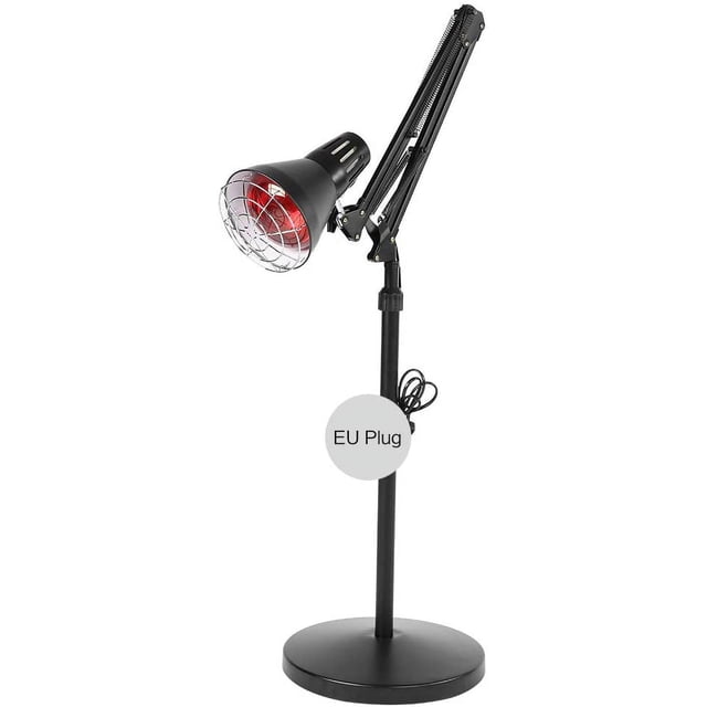 Lámpara de pie de terapia de calor infrarrojo de 150 W, alivio del dolor muscular, lámpara de fototerapia portátil de temperatura constante y ahorro de energía.