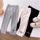 thumbnail image 4 of Odeerbi 0-6 Años Niñas Mallas de Lechuga Pantalones Elásticos Pantys Suaves Y Cómodos Pantys Transpirables, 4 of 5