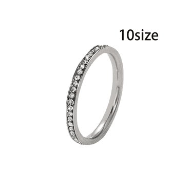 DESIGNICE Rings for Women Designed Vintage Rings Dazzling Moissanite Size 10