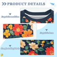 thumbnail image 2 of FORMRS Boys Rash Guard Short Sleeves Swim Shirt Quick Dry UPF 50+ Sun Protection, Sizes 3-12T, Vibrant Flowers, 2 of 6