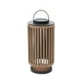 thumbnail image 2 of Outdoor Solar Lamp Outdoor Hollowed-Out Floor Lights Aluminum Braided Rope Lantern for Garden, Yellow, 2 of 7
