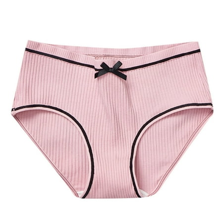 

Tangnade Lingerie Seduction For Women’s Underwear Mid Waist Briefs Breathable Soft Ladies Stretch Panties Purple XXL