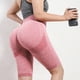 thumbnail image 2 of Fitness Pantalones cortos deportivos de yoga de cintura alta Push Up para mujer Ropa para correr (Rosa L/XL) Tmvgtek Para Estrenar, 2 of 7