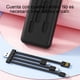 thumbnail image 3 of Power Bank Pila Batería Recargable Kimhi Carga Rapida 20,000mah Portatil Con 4 Cables 1 Puerto Usb Cargador Para Celular Tablet Banco De Energia Con Pantalla Led Y Linterna, 3 of 5