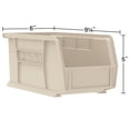 thumbnail image 3 of Akro-Mils 12 Pack AkroBins Plastic Storage Bins, Space-Saving Organizers, Yellow, 3 of 7