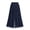 Dark Blue plus size wide leg pants a1, variant on Women Plus Size Wide Leg Elastic Waist Flowy Boho Casual Midi Pants Trousers Lounge Beach Work Summer, Green 5XL