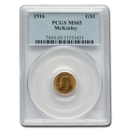 1916 Gold $1.00 McKinley MS-65 PCGS