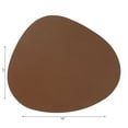thumbnail image 2 of IH Casa Decor Reversible Pleather Pebble Placemat Tan - Set of 12, 2 of 4