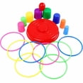thumbnail image 4 of Juego de lanzamiento de anillos deportivos coloridos, juego de vasos apilables para niños, juguetes interactivos para exteriores, 4 of 7