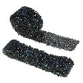 thumbnail image 4 of Mesh Wrap Roll, 1 Yard Sparkle  Rhinestone Ribbon  Mesh Wrap Roll Arts Crafts Event Decorations For Wedding Party Birthdays Baby Shower Decoration, 4 of 8