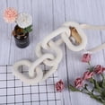 thumbnail image 4 of Wood Chain Link Decor – Hand Carved 5-Link Wood Knot Decorative Chain, Rustic Wood Link Decorative Object Large Wooden Chain for Home Living Room Coffee Table Farmhouse, 4 of 9