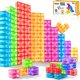 thumbnail image 1 of Bloques magnéticos Feoxialy, cubos translúcidos, 52 unidades, para niños de más de 3 años, 1 of 7
