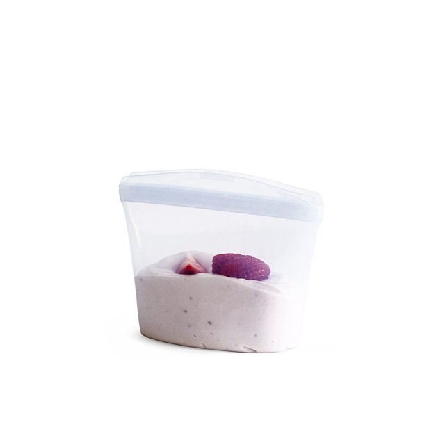 Bolsa Reutilizable de Silicona Stasher para Almacenamiento 240 ml Transparente
