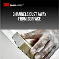 thumbnail image 4 of 3M™ SandBlaster™ Dust Channeling Sanding Sponge, Gold, 4.5 x 2.5 x 1 in, 80 Grit, Medium, 4 of 11