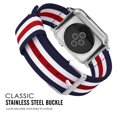 thumbnail image 4 of Yjmei compatible con correa de Apple Watch, correa de repuesto ajustable de nailon tejido fino para iWatch de 42 a 45 mm serie 5/4/3/2/1, 4 of 5