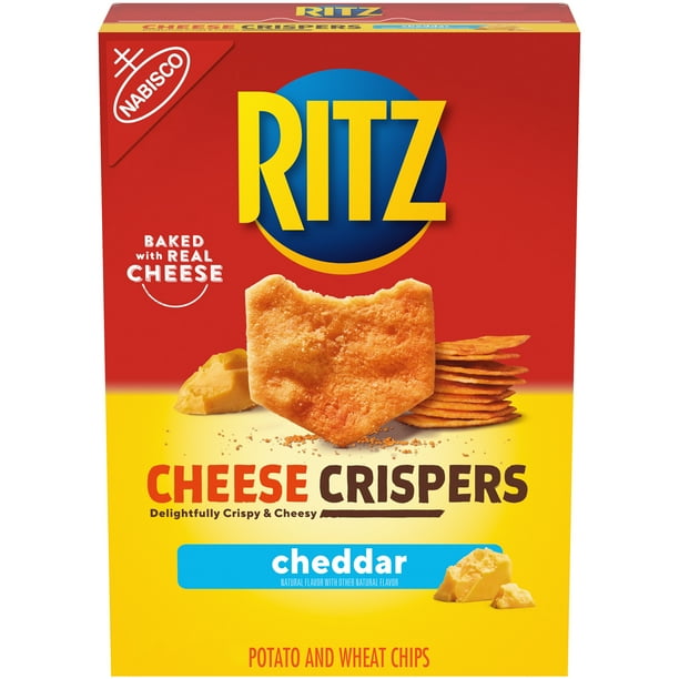 RITZ Cheese Crispers Cheddar Chips, 7 oz