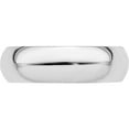 thumbnail image 4 of Sterling Silver Rhodium-Plated 6mm Comfort Fit Band (Size 10.5) Made In United States qcf060rh-10.5, 4 of 5