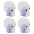 thumbnail image 1 of Shisuyan 4Pcs Car Valve Caps Blue ABS Protective Skull Shape for Vehicle Owners, 1 of 8