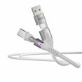 thumbnail image 3 of Statik PowerPivot Pro Nylon Braided Charge/Sync Cable USB-C to USB-C 10ft White, 3 of 5