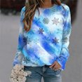 thumbnail image 2 of Gibobby Sudaderas navideñas Sudadera de Navidad para mujer, divertido árbol de Navidad, cuello redondo, casual, ajuste holgado(Blanco,M), 2 of 4