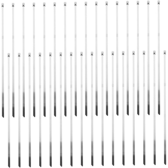 FYBTOF 100pcs Metal Wire Self-Locking Zip Ties Chain Link Fence Post Chain Link Gate Fence Extender for Dogs Chain Link Fence Slats Fences Metal Zip Ties Stainless Steel Zipper Outdoor-4273