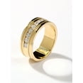 thumbnail image 2 of 1-1/10 Carat T.W. Diamond Men's 14kt Yellow Gold Wedding Band, 2 of 5