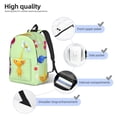 thumbnail image 4 of Lsque Pikmin Pattern Canvas Daypack, Durable Backpack, High-quality Versatile Backpack,Vintage Compact Backpack-, 4 of 6