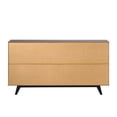 thumbnail image 3 of Commode Moderne en Bois à 6 Tiroirs - Vernis Noyer, 3 of 6