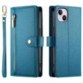 thumbnail image 1 of GANGXUN Étui à Rabat en Cuir pour iPhone 14 Plus - Sangles Longues et Courtes, design Portefeuille, 1 of 5