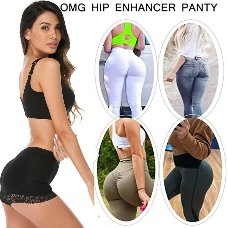 HelloTem Women Lace Padded Seamless Butt Hip Enhancer Shaper