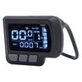 thumbnail image 1 of Electric Cycle LCD Display Panel, ABS Scooter LCD Display Panel Lightweight 6 Pin Connector  for Upgrading, 1 of 7