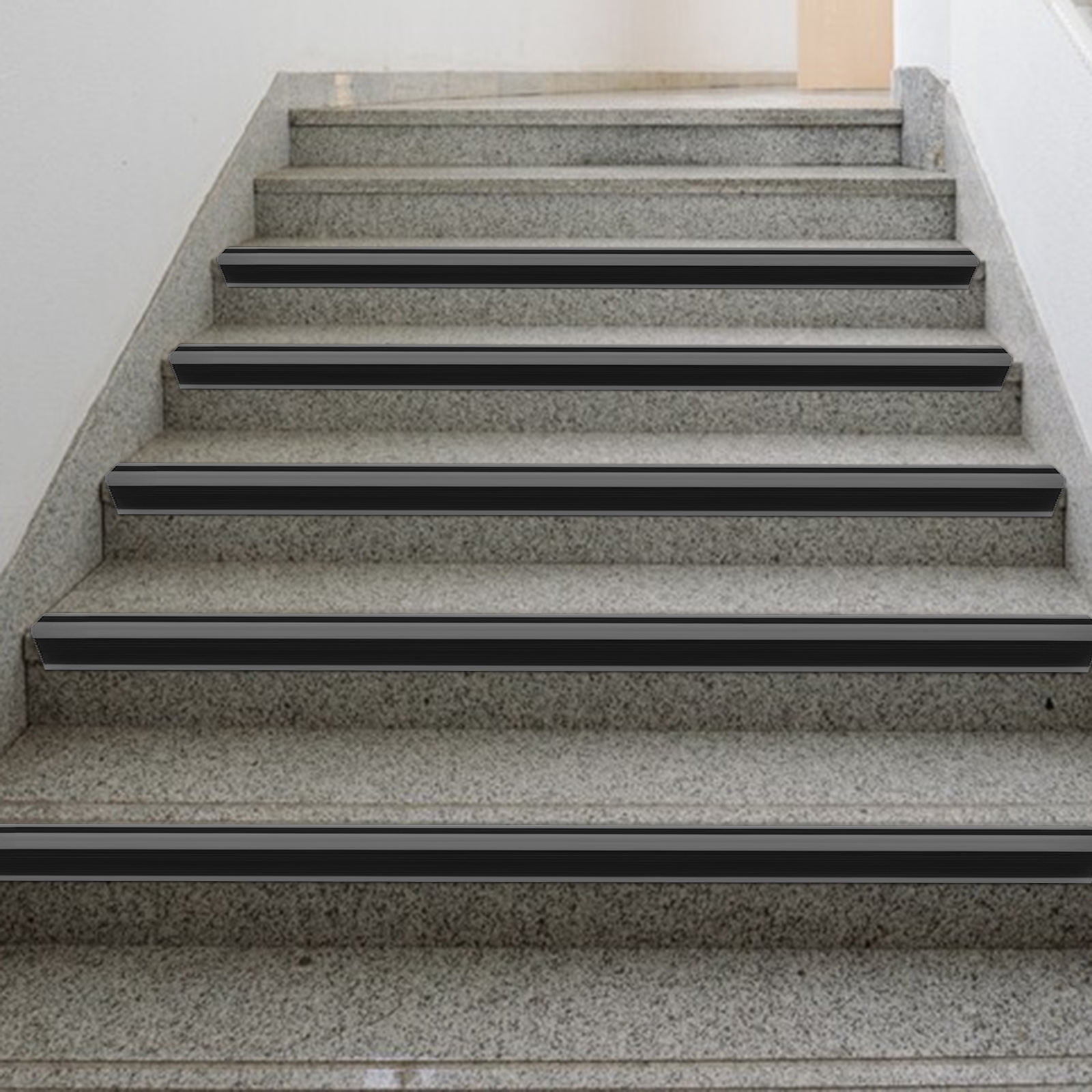 Hemobllo 1 Roll Anti- Stair Treads PVC Black Gray Grip Tape for Indoor Stairs Home Safety