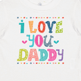 thumbnail image 4 of Inktastic Fathers Day I Love You Daddy Boys or Girls Baby T-Shirt, 4 of 5