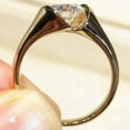 thumbnail image 2 of 1.50Ct Lab Created Diamond Round Cut Men Solitaire Engagement Ring 14K Yellow Gold Plated Silver, 2 of 4