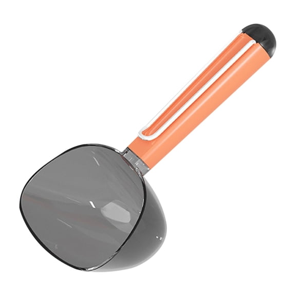 Food Scoop with Stainless Steel Clip Accurate Measurement Scale for Precise Portion Control Material for Pet Feeding and Food Storage