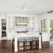 Design House Treviento LED Reverse Airflow Ceiling Fan in White, 52-Inch