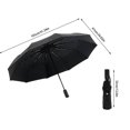 thumbnail image 1 of Hxlamzoo Parapluie Double Pliant Entièrement Automatique, Parapluie Résistant au Vent à 10 Baleines Renforcées, Style d'Affaires, Design Contrastant Intérieur et Extérieur, Double Parapluie pour le Soleil et la Pluie, 1 of 5