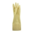 thumbnail image 1 of Guantes de limpieza de cocina de goma impermeables extra largos para lavar platos, guantes de cocina para el hogar, 1 of 3
