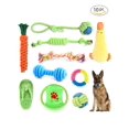 thumbnail image 1 of 10pcs Knot & Carrot Design Pet Chew Toy For Dog For Training And Playing, 1 of 4