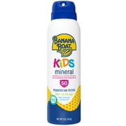 Banana Boat Kids Mineral Sunscreen Spray SPF 50, 100% Mineral Spray Sunscreen Kids, Sunblock, 5 oz