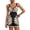 Black, variant on Women'S Cut Out Twist V Neck Romper Sleeveless High Waisted Boho Shorts Jumpsuit L