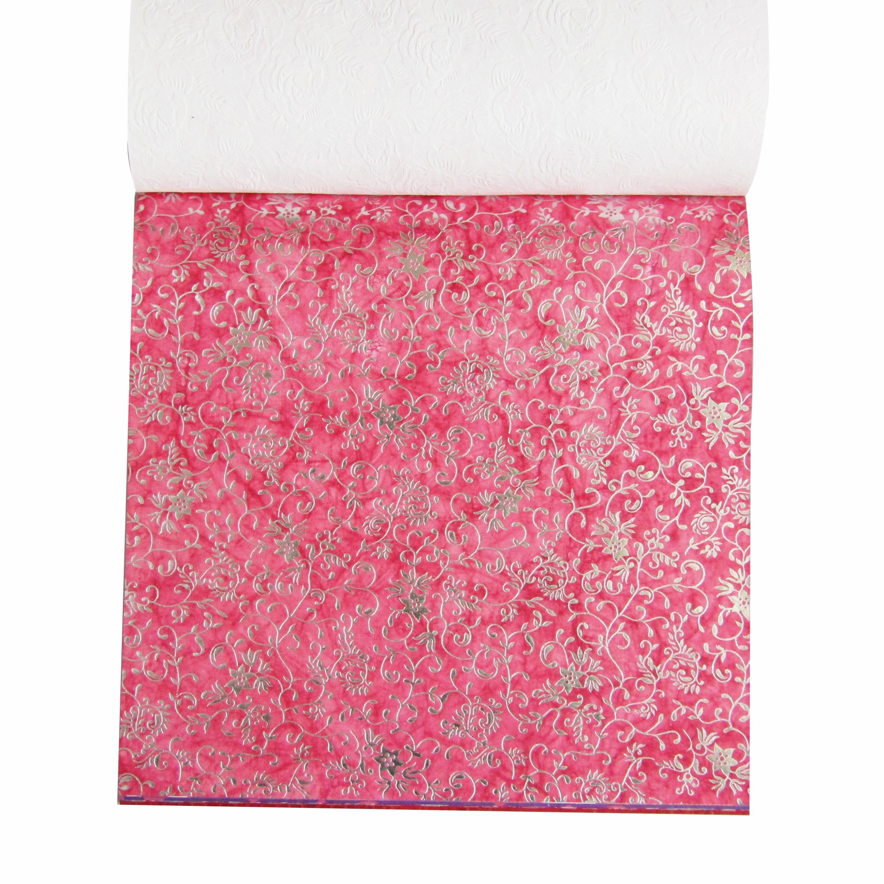 Paperhues Decorative Scrapbook Papers 12x12" Pad, 50 Sheets. Assorted Colors