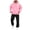 Pink-3, variant on Aofany Mens Sweat Suit Set Plus Size Tracksuit Jogging 2 Piece Athletic Outfit Hoodie Sports Sweatsuit Pullover Sets