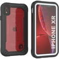 thumbnail image 1 of AmPm pour iPhone XR Étui Étanche [Série Maximus] [Coupe Ajustée] [Certifié IP68] [Résistant aux Chocs] Étui Armure Transparente avec Protecteur d'Écran / Protection Ultime pour iPhone XR (6.1 Pouces) (2018) [Rouge], 1 of 8